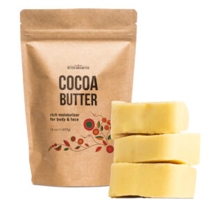 raw cocoa butter for skin