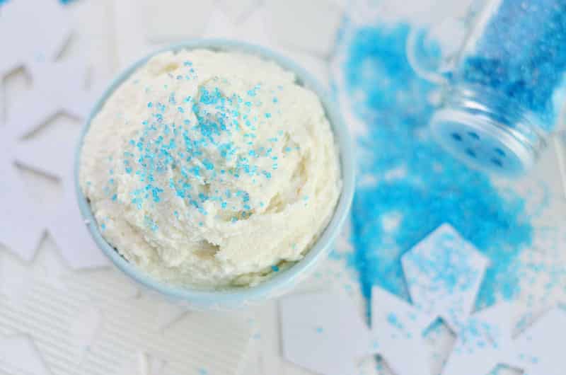 whipped peppermint sugar scrub