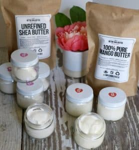 whipped shea butter vs. whipped mango butter