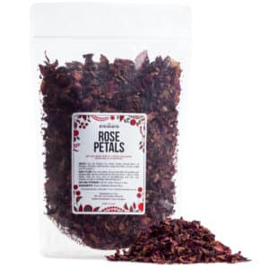 dried rose petals