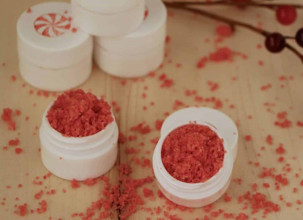 tinted lip scrub