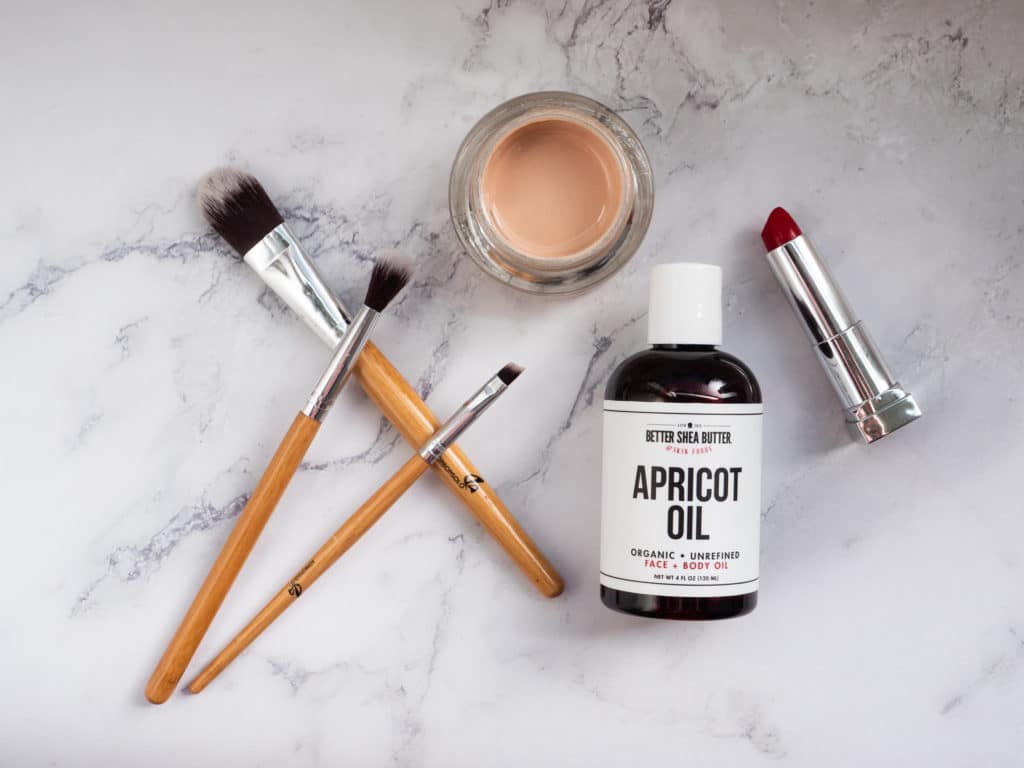 apricot oil makeup remover