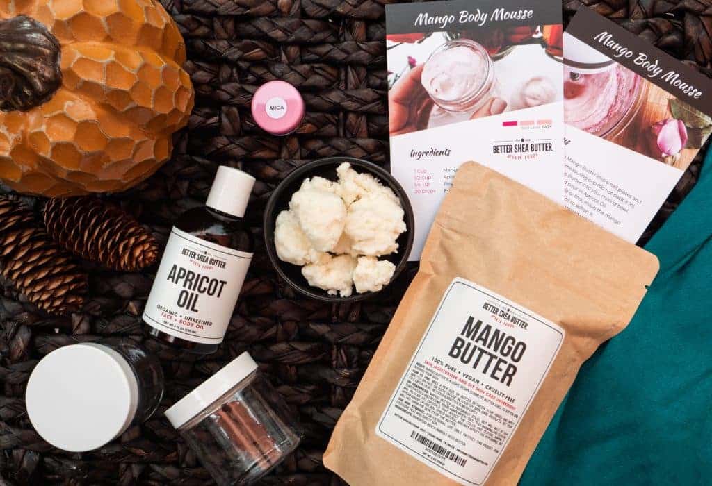 diy skin care kit mango butter