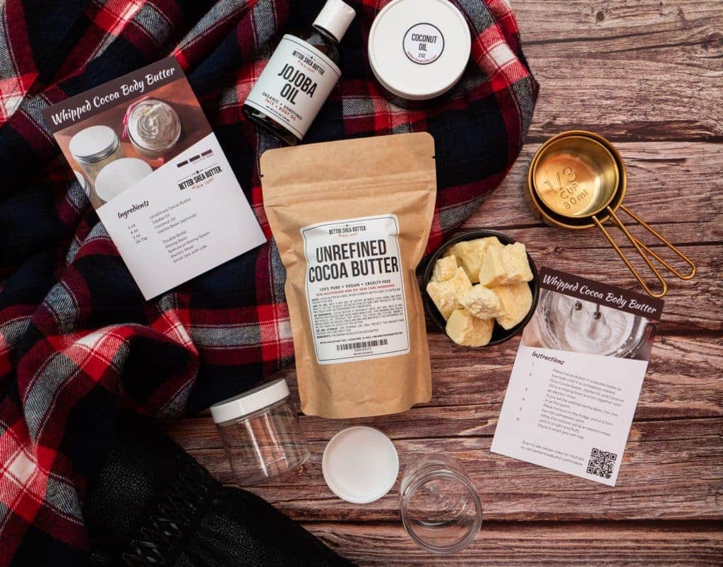diy kit unrefined cocoa butter