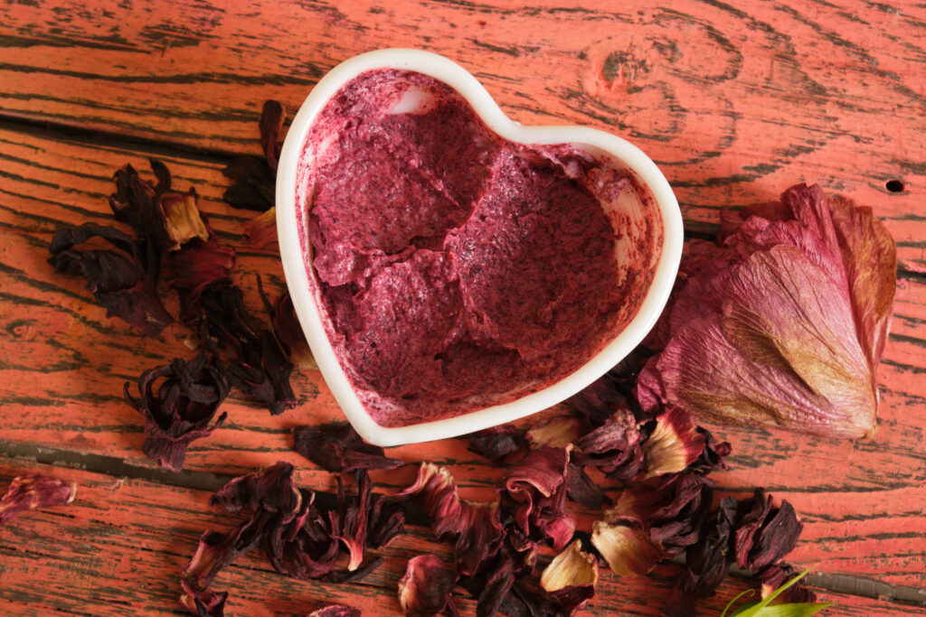 hydrating face mask roses and watermelon