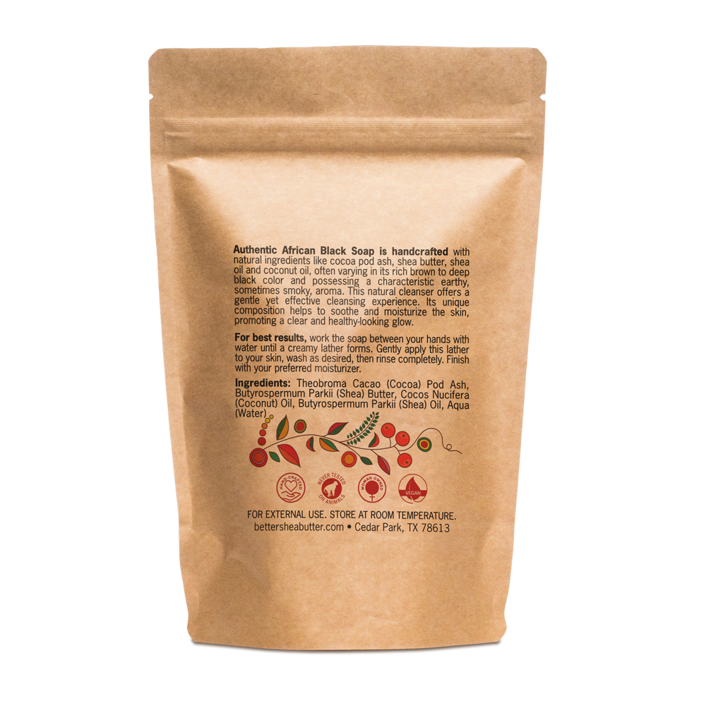 authentic african black soap